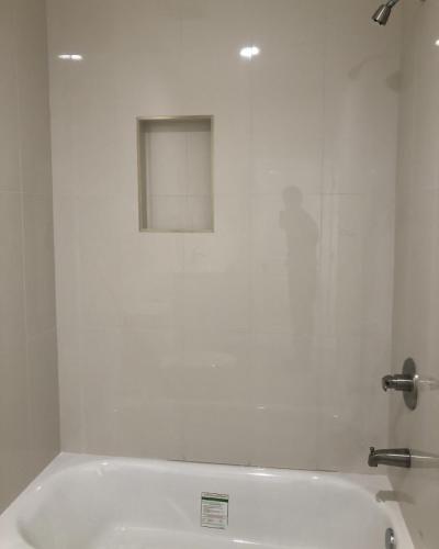 Bathroom shower tiling