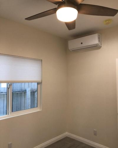 Bedroom fan and mini-split AC