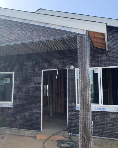 Waterproofing exterior and stucco