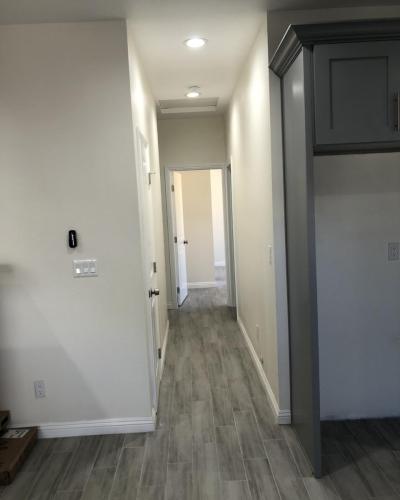 Hallway tile flooring